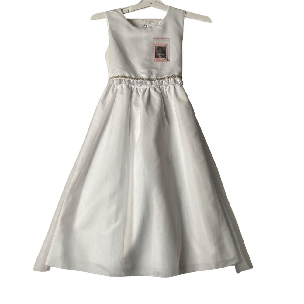 Elegant White Kids Formal Dress